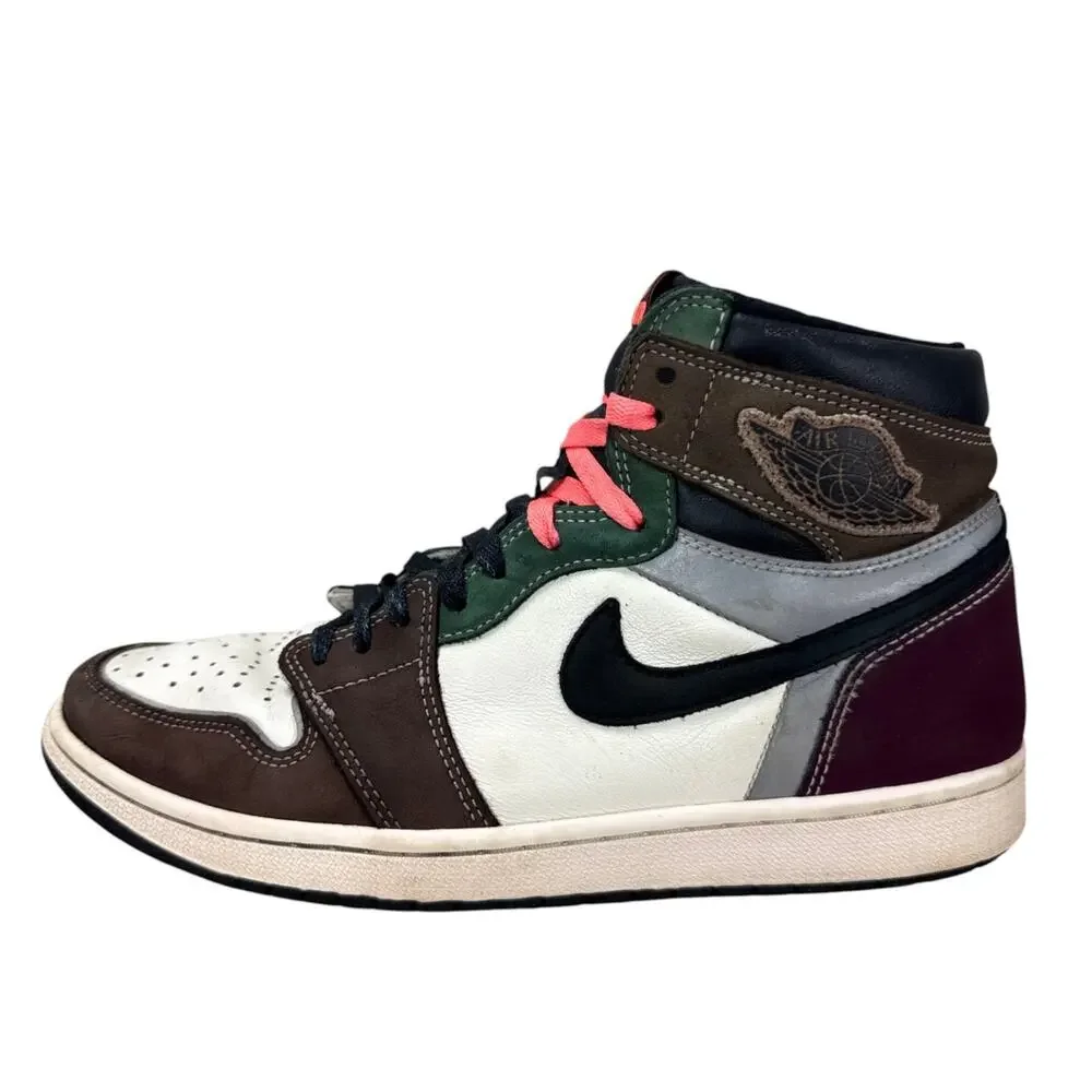 Nike Air Jordan 1 High OG Hand Crafted Size 10 Brown Green Multi DH3097-001